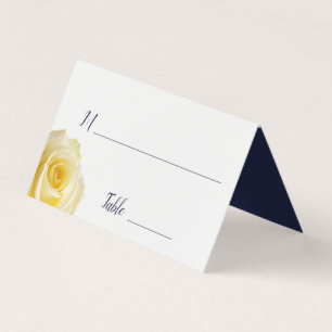 Moderne blaugelbe Rosen Blumenkarte