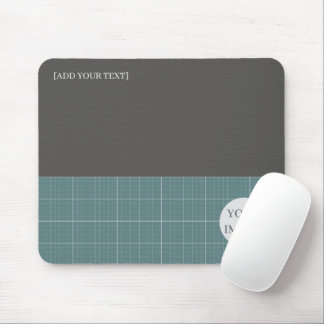 Moderne Blaupause Geometrisches Gitter-Mauspad MP0 Mousepad