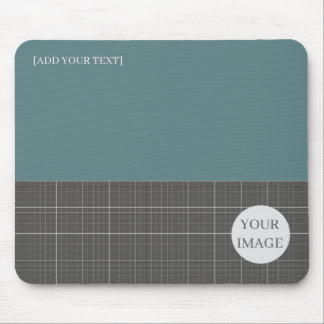 Moderne Blaupause Geometrisches Gitter-Mauspad MP0 Mousepad