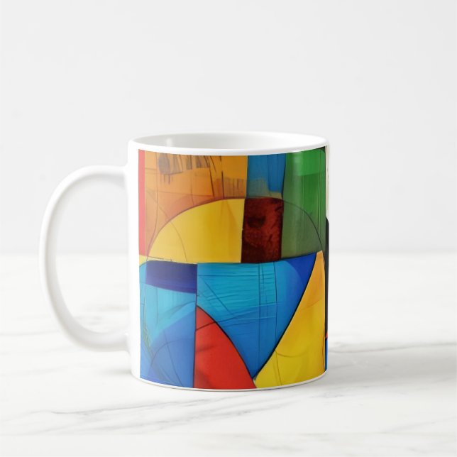 Moderne Bleiverglasung Kaffeetasse (Links)