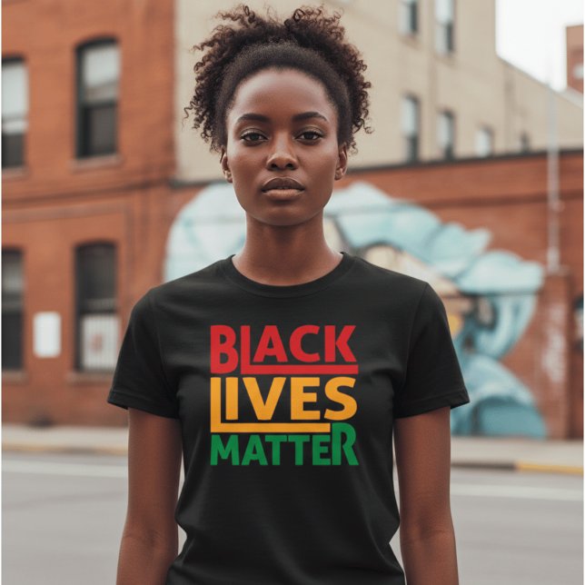 Moderne BLM Black History Pride Bekleidung T-Shirt (Von Creator hochgeladen)