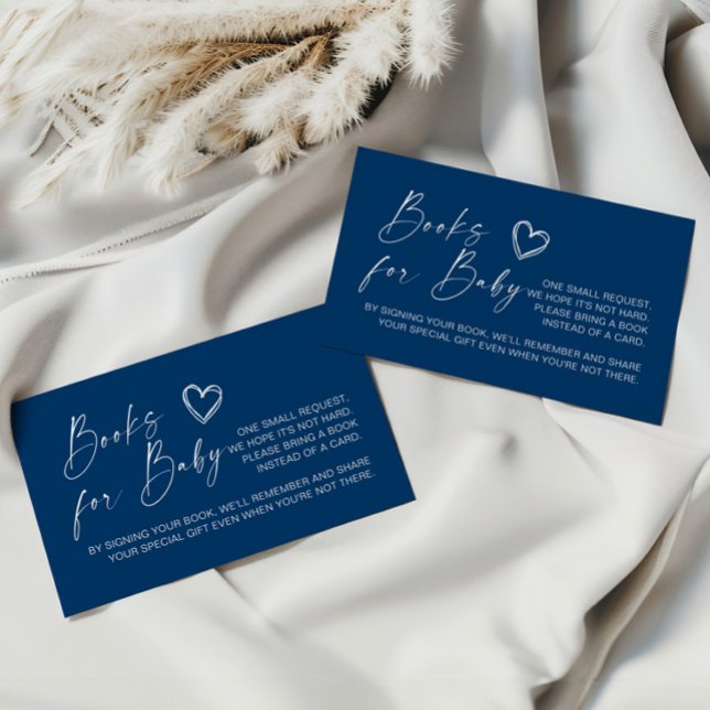 Moderne Blue Books für Baby Begleitkarte (Von Creator hochgeladen)