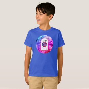 Moderne Blue Moon Spooky Happy Halloween Kinder T-Shirt