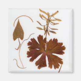 Moderne Blume aus dem Mittelalter Magnet