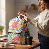 Moderne Blume Botanisches Muster
