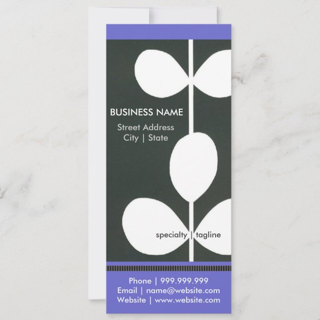Moderne Blume Business Pamphlet (Vorderseite)