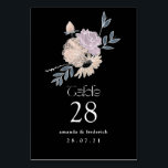 Moderne Blume im Wasserbereich Tischnummer<br><div class="desc">Blumenkarten für Hochzeitskarten,  die auf Ihre Bedürfnisse zugeschnitten sind.</div>