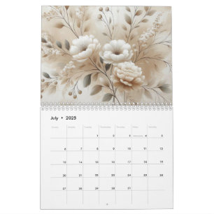 Moderne Blume Kalender