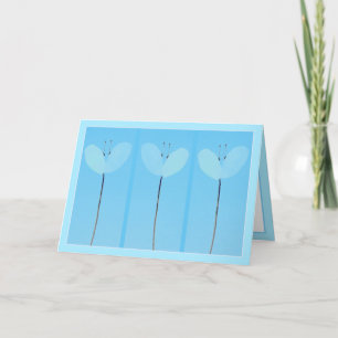 Moderne Blume Karte