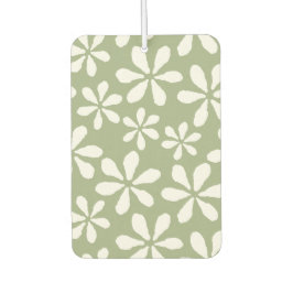 Moderne Blume Muster Chic Sage Green Girl Autolufterfrischer