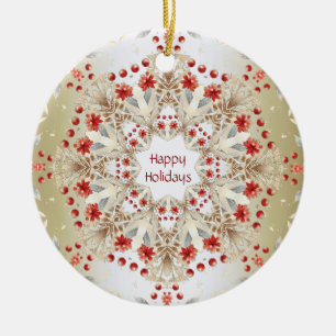 Moderne Blume Ornament