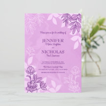 Moderne Blume und Blätter für Hochzeiten