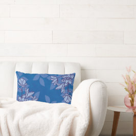 Moderne Blume und Blätter Ornamente Lendenkissen