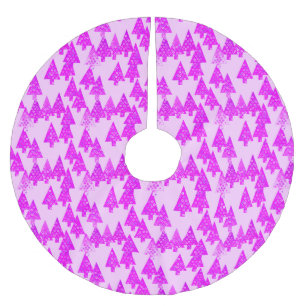 Moderne Blume Weihnachtsbäume - Orchideen Polyester Weihnachtsbaumdecke