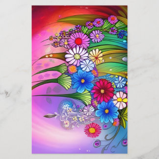 Moderne Blumen-Blumenmuster-Decoupage-Bastelpapier