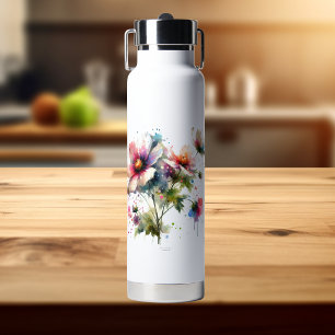 Moderne Blumen Trinkflasche