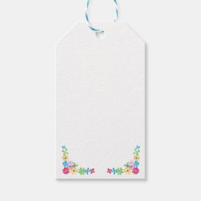 Moderne, blumeneigene Schmuckmarken zeigen Hang Ta Geschenkanhänger (Vorderseite)