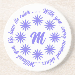 MODERNE BLUMENGESCHENKE VON MUTTER VATER SCHWESTER GETRÄNKEUNTERSETZER
