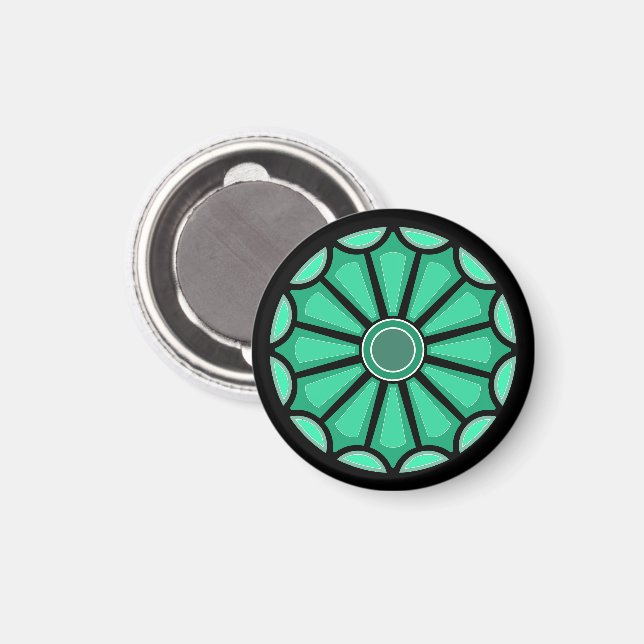 MODERNE BLUMENGESCHENKE VON MUTTER VATER SCHWESTER MAGNET (Vorderseite/Rückseite)
