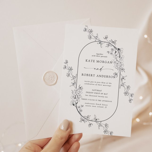 Moderne Blumenhochzeit (Von Creator hochgeladen)