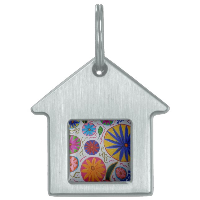 Moderne Blumenmarke Tiermarke (Vorderseite)