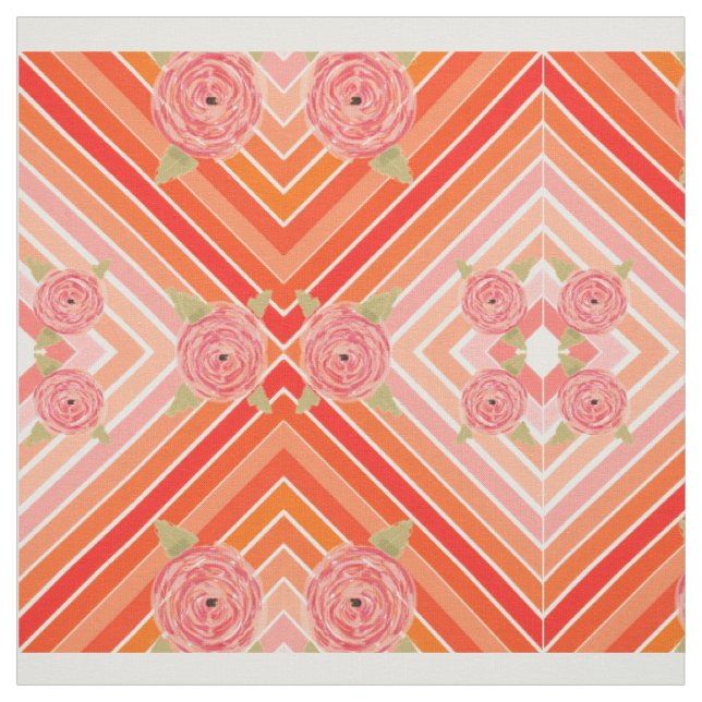 Moderne Blumenstoffe Stoff (Muster)