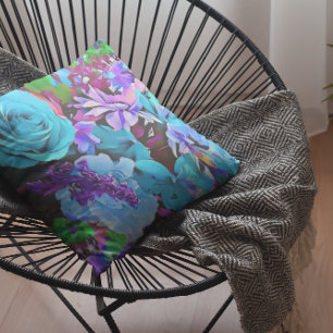 Moderne Blumige Blume Kissen