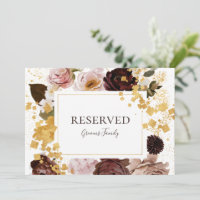 Moderne Blush Bloral | Reserviertes Zeichen