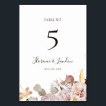 Moderne Blush Bloral | TISCHNUMMER<br><div class="desc">Diese moderne Blüte | Tischnummer ist perfekt für Ihre elegante boho Luxus-Rose Gold, Salbei Grün, rot Rosa Hochzeit. Das Design umfasst einen vergoldeten Rahmen oder ein Bouquet mit rustikalen roten Pfirsichpfirsichpfirsichpfirsichpfirsichpfirsichpferden, eine klassische skurrile Aquarellfarben-Blume, Grünpflanzen inklusive Farn und Eukalyptus, mit Erscheinungen einer Vintagen staubigen Rose und Elfenbeinschmetterling. Andere Blume sind...</div>