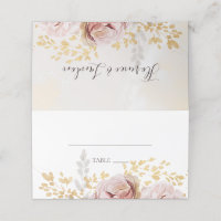 Moderne Blush Bloral | Wasserfarbe geklappen