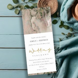MODERNE BLUSH DUSKY ROSE GOLD FOIL AGATE WEDD EINLADUNG