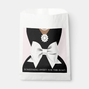 Moderne Blush Pink Glam Ethische Tiffany Babydusch Geschenktütchen