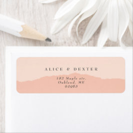 Moderne Blush Rose Paare Hochzeit