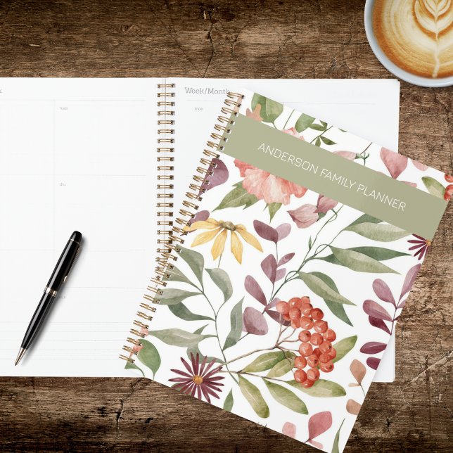 Moderne Bohemian Blumen Planer (Von Creator hochgeladen)