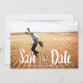 Moderne Bohemische Typografie | FOTO SAVE THE DATE