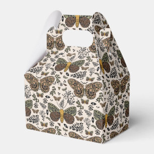 Moderne Bohemische Wildblumen Abstraktes Muster Geschenkschachtel