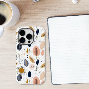 Moderne Boho-Abstrakte Botanische Muster Case-Mate iPhone 14 Pro Hülle