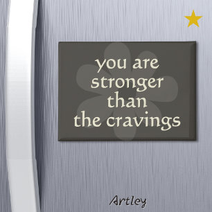 Moderne Boho Blume Gewicht Verlust Motivierend Küh Magnet