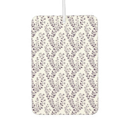 Moderne Boho-Blumenmuster Pflaume Weiß Autolufterfrischer
