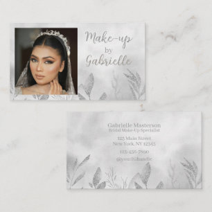 Moderne Boho-Botanik-Foto-Schrift  Visitenkarte