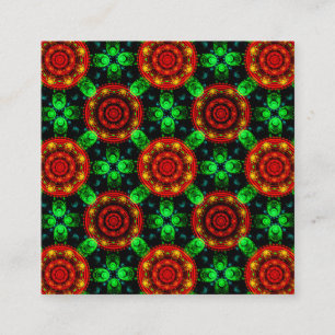 Moderne boho elegante Floral abstrakte Muster #504 Begleitkarte