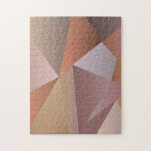Moderne Boho-Geometrische Formen Ombre Puzzle
