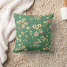 Moderne Boho-Grün-Blumenmuster