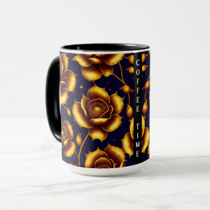 Moderne Boho Luxury Gold Rose Collection Tasse