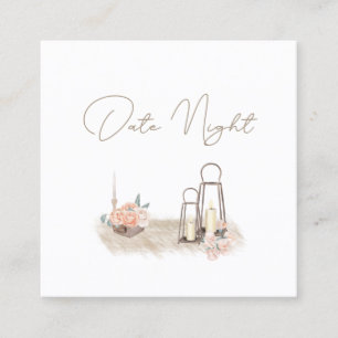 Moderne Boho Rosa Elegante Florale Karten für eine