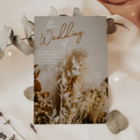 Moderne Boho Rustikal getrocknete Blume