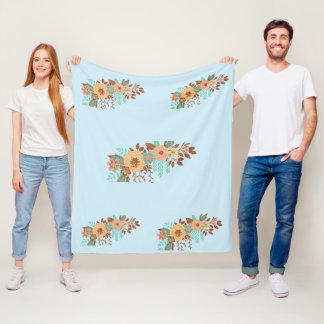 Moderne Boho-Wohngestaltung Fleecedecke