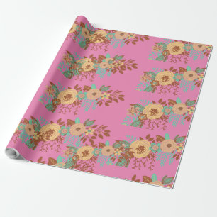 Moderne Boho-Wohngestaltung Geschenkpapier