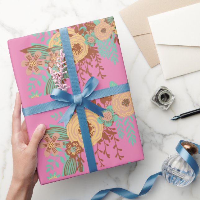 Moderne Boho-Wohngestaltung Geschenkpapier (Schenken)