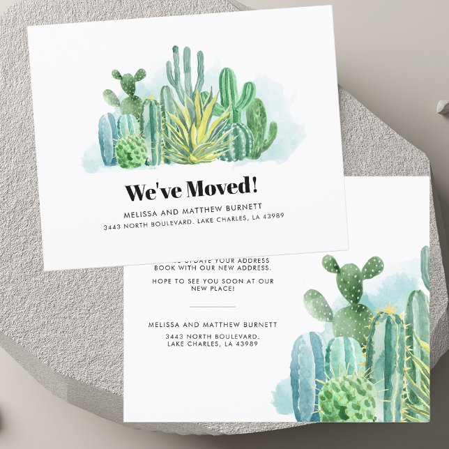 Moderne botanische Adressenänderung (Modern Botanical Change of Address Announcement)